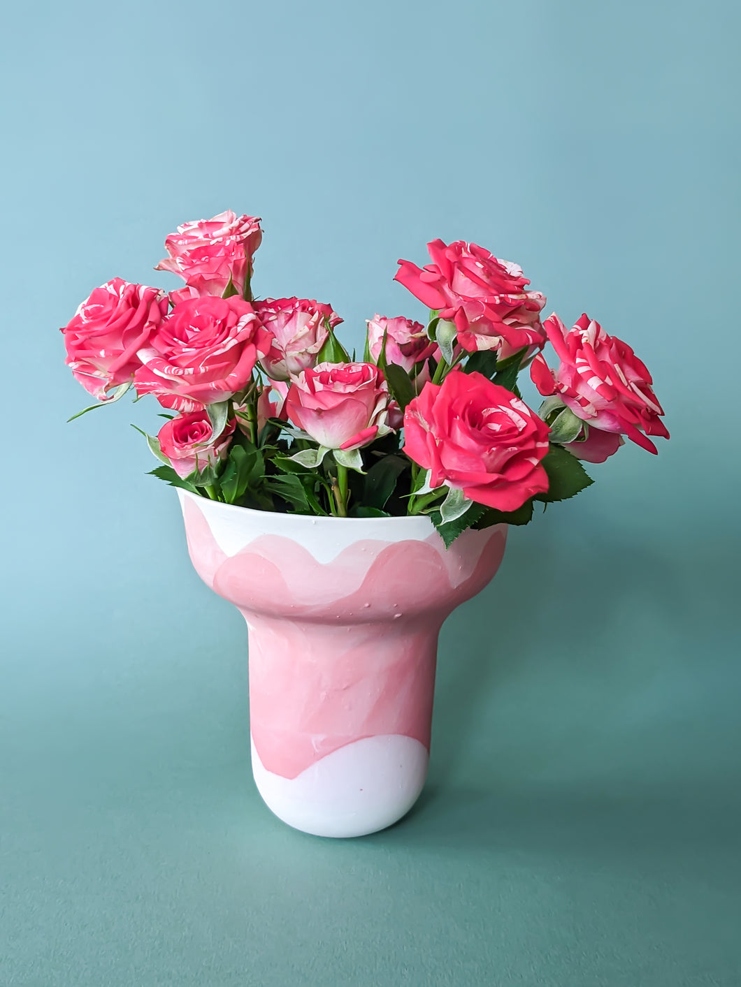 Vase . ROSE . BOREALE